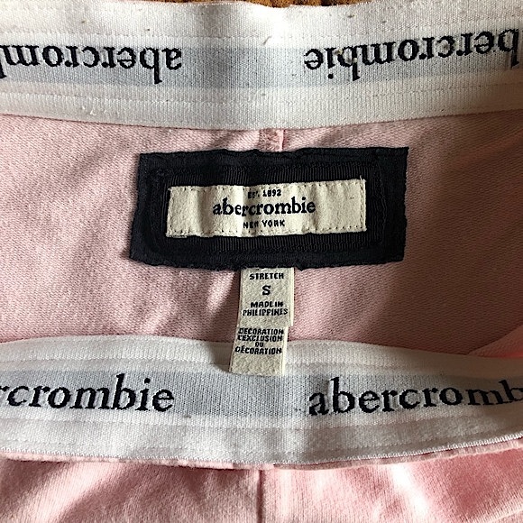 Abercrombie Fold Over Waist Cotton Shorts - Picture 4 of 10